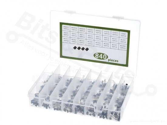 Transistor set 840-piece PNP/NPN
